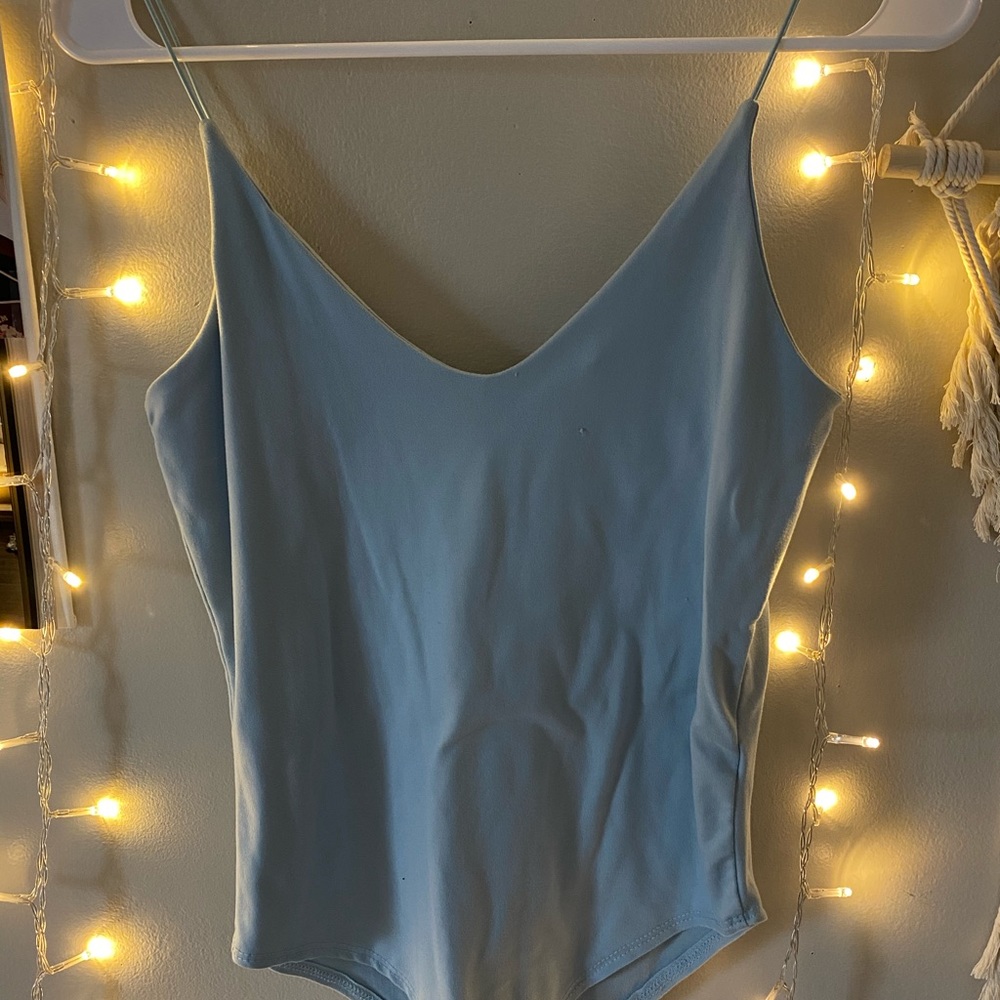 Gaze light blue body suit
